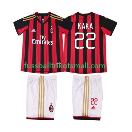 Fußballtrikots AC Mailand KAKA 22 2013 2014 Retro Kinder Kurzarm Heimtrikotsatz kaufen